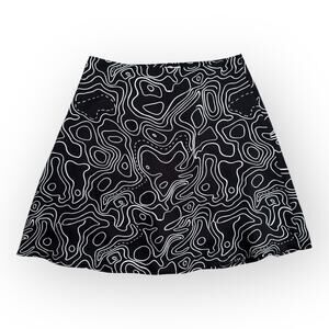 Girly Grunge Y2K Skater Girl Princess Polly Black and White Mini Skirt Size 2